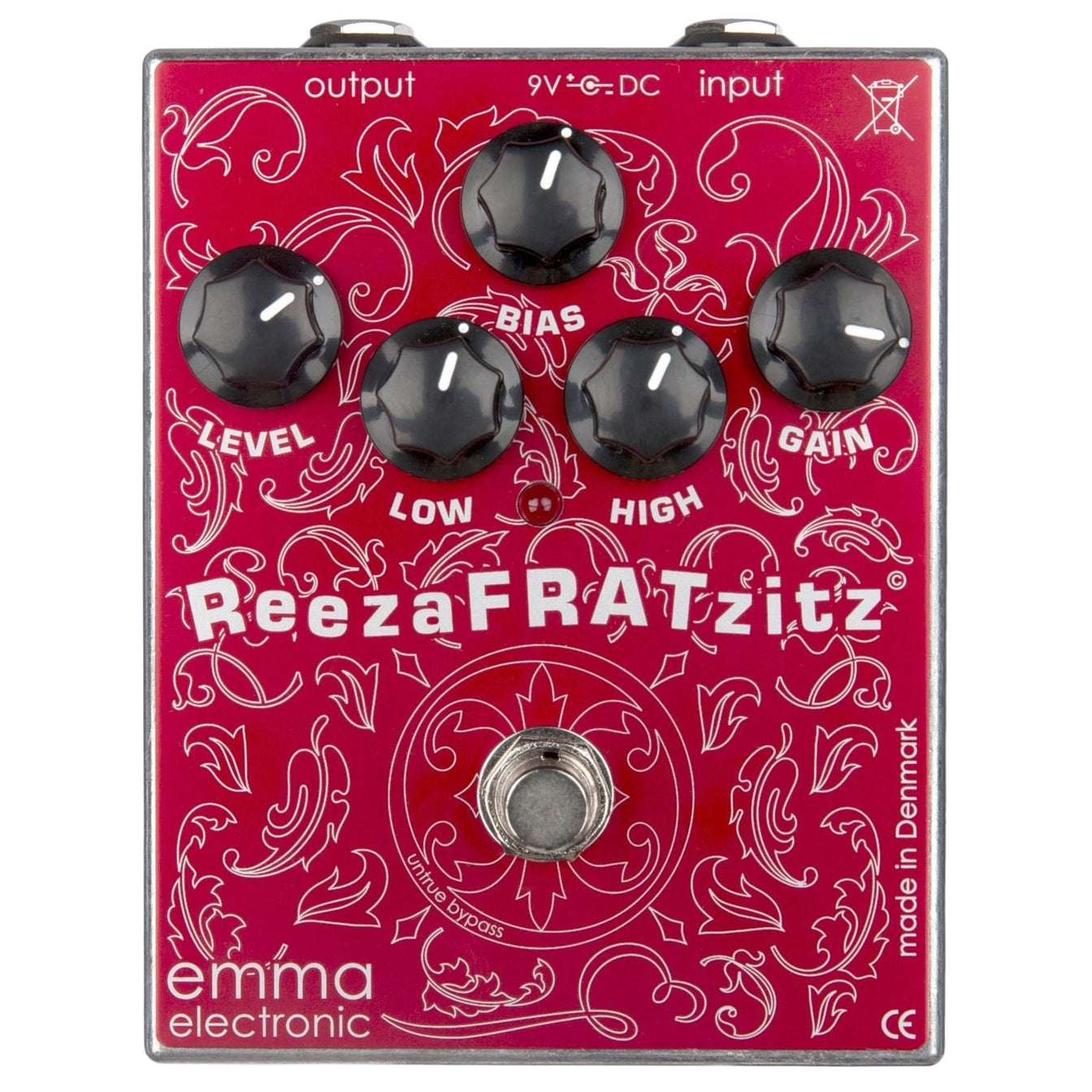 bias distortion pedal Emma Electronic ReezaFRATZzitz II Overdrive and Distortion Guitar Effects Pedal