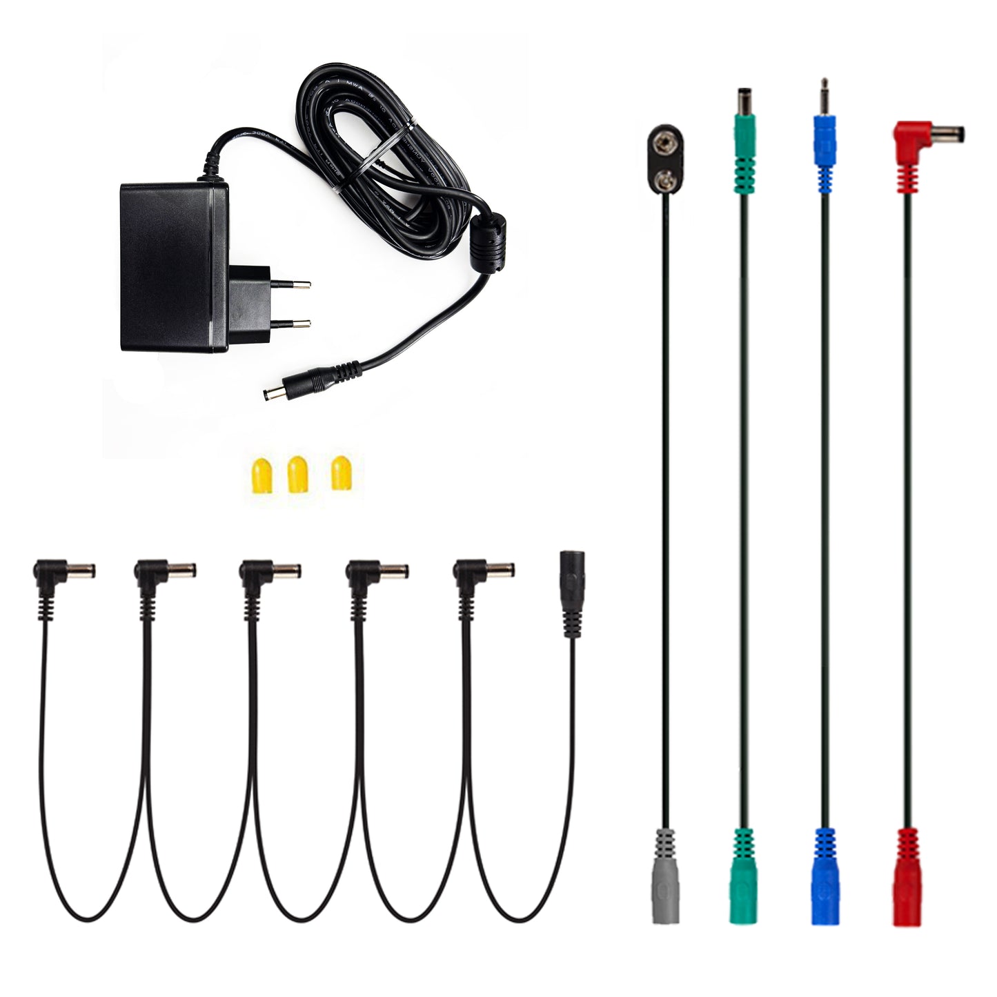 Power-All® ECO-Dapter® 9 V / 3000 mA – BASIC KIT (Includes Daisy Chain and Adapter Cables)