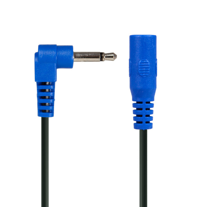 CABLE - BLUE RIGHT-ANGLE PHONE PLUG EXTENSION JUMPER