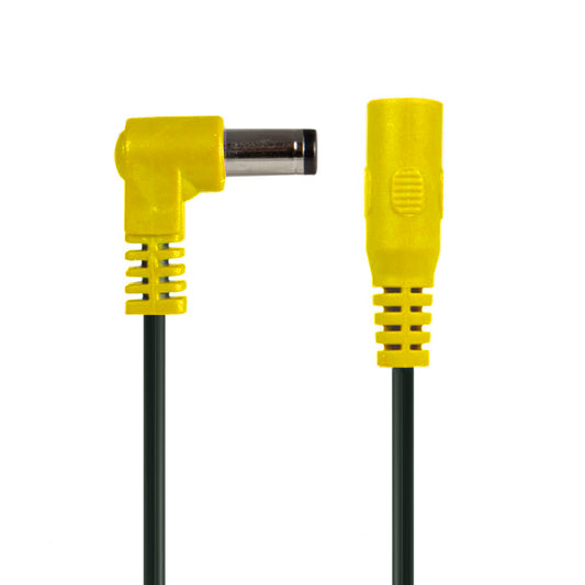 Cable-Yellow Right-Angle Line 6 HX Power Adapter (2.1mm to 2.5mm)