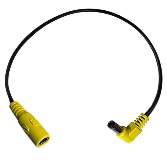 Cable-Yellow Right-Angle Line 6 HX Power Adapter (2.1mm to 2.5mm)