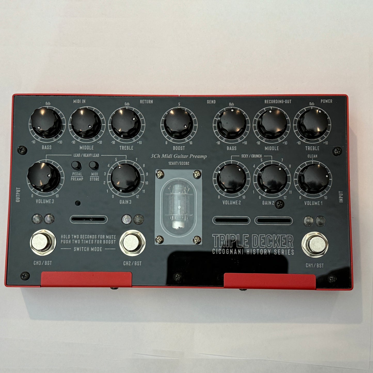 TRIPLE DECKER 3-Channel Tube Preamp w/ MIDI (B-STOCK)