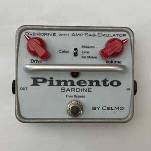 CELMO Pimento Sardine Can Overdrive with Amp Sag Emulation <p>(B-STOCK)</p>