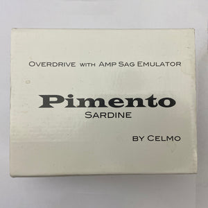 CELMO Pimento Sardine Can Overdrive with Amp Sag Emulation <p>(B-STOCK)</p>
