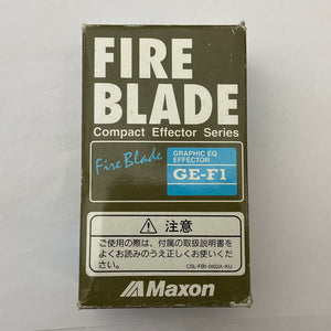 MAXON Fireblade GE-F1 EQ Equalizer<p>(B-STOCK)</p>