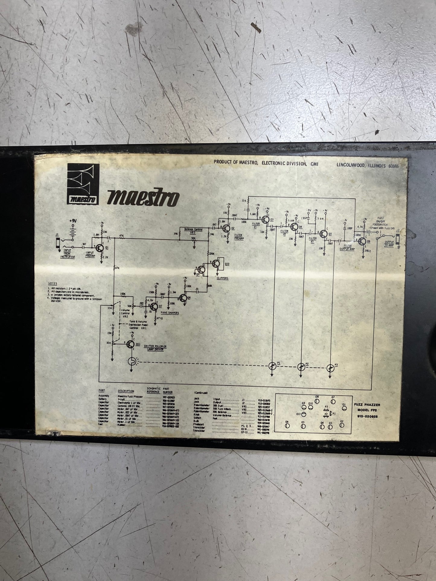 Maestro FP-2 Fuzz Phazzer (B-STOCK)