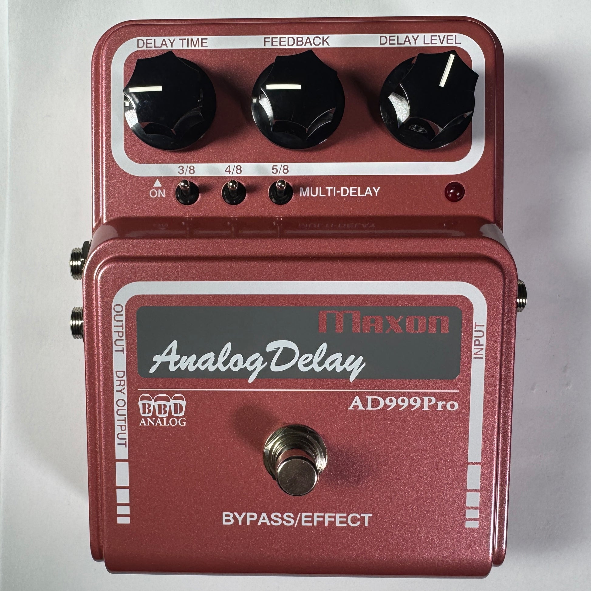 first delay pedal MAXON AD999Pro Analog Delay Pro SERIAL #1, FIRST IN U.S. (B-STOCK)
