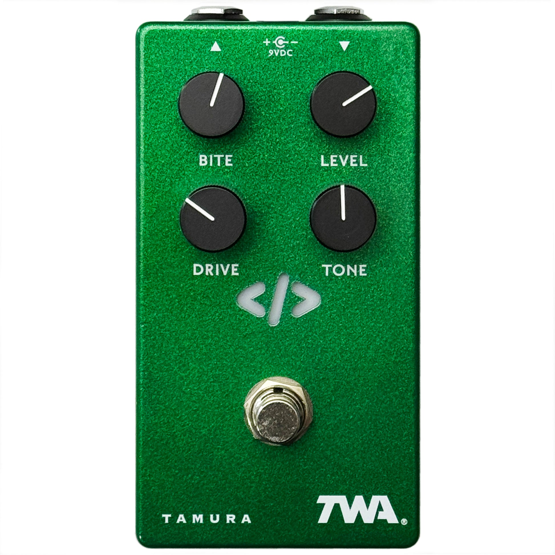 TWA Source Code SC-01 next gen overdrive designed by Susumu Tamura guitar pedal green with bite control true bypass