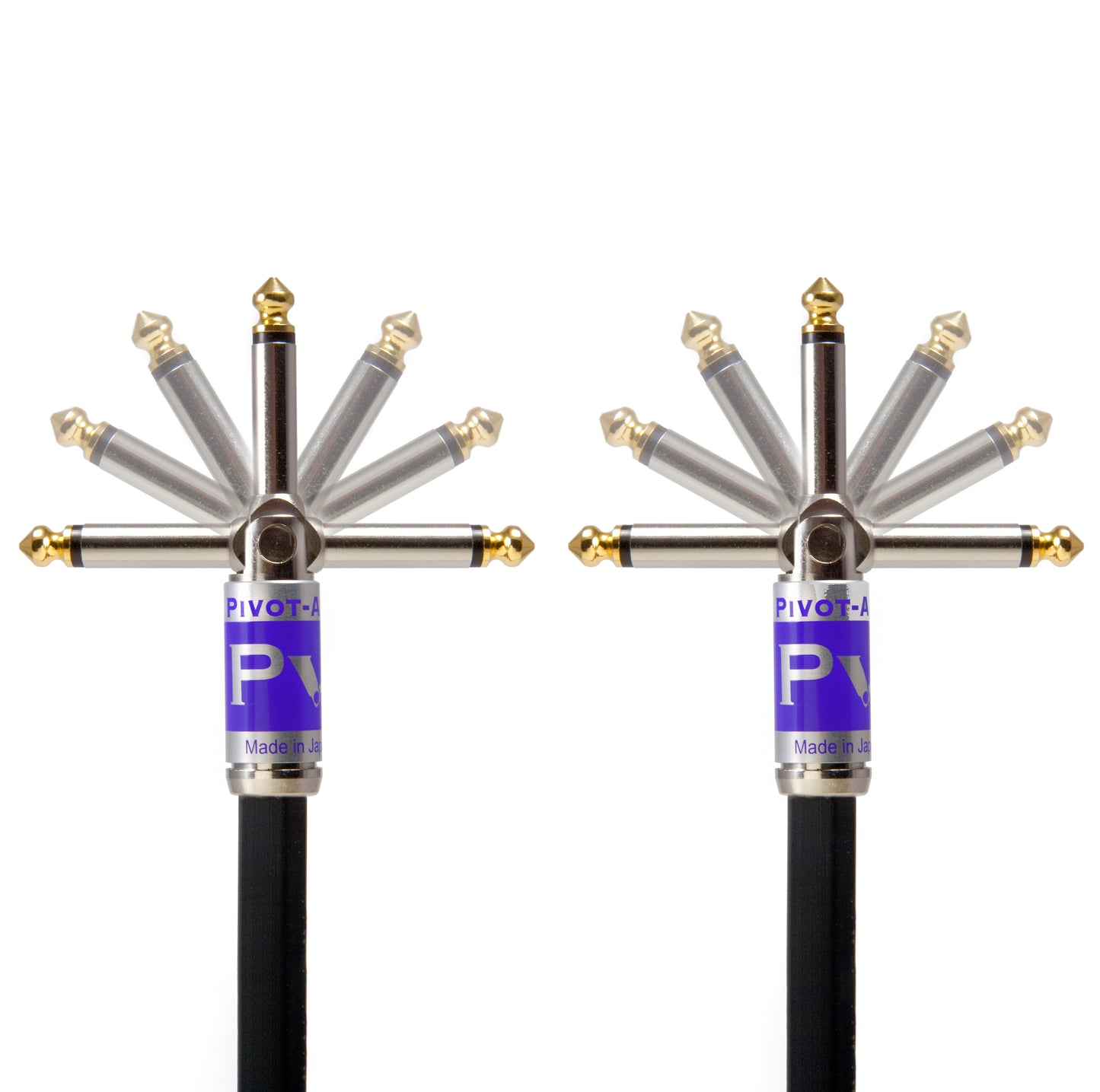 Pivot-All revolutionary 180-degree rotating/Pivoting Instrument Plug as well as top quality Mogami Cable for professional audio recording and live with warranty.