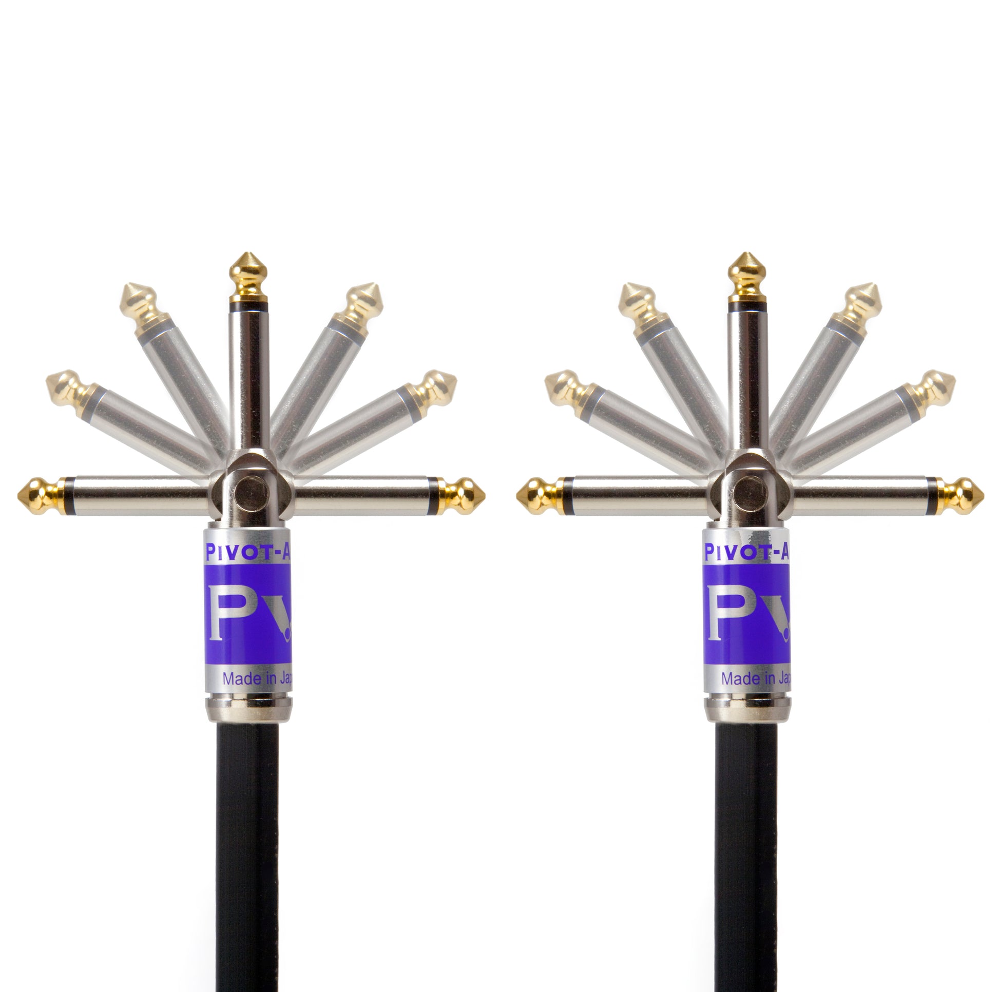 Pivot-All revolutionary 180-degree rotating/Pivoting Instrument Plug as well as top quality Mogami Cable for professional audio recording and live with warranty.
