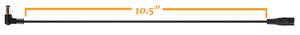CABLE - BLACK RIGHT-ANGLE EXTENSION JUMPER