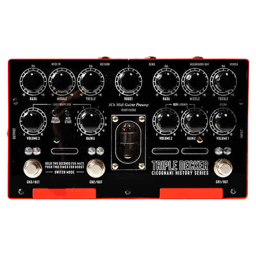 TRIPLE DECKER<br>3-Channel Tube Preamp w/ MIDI</br>